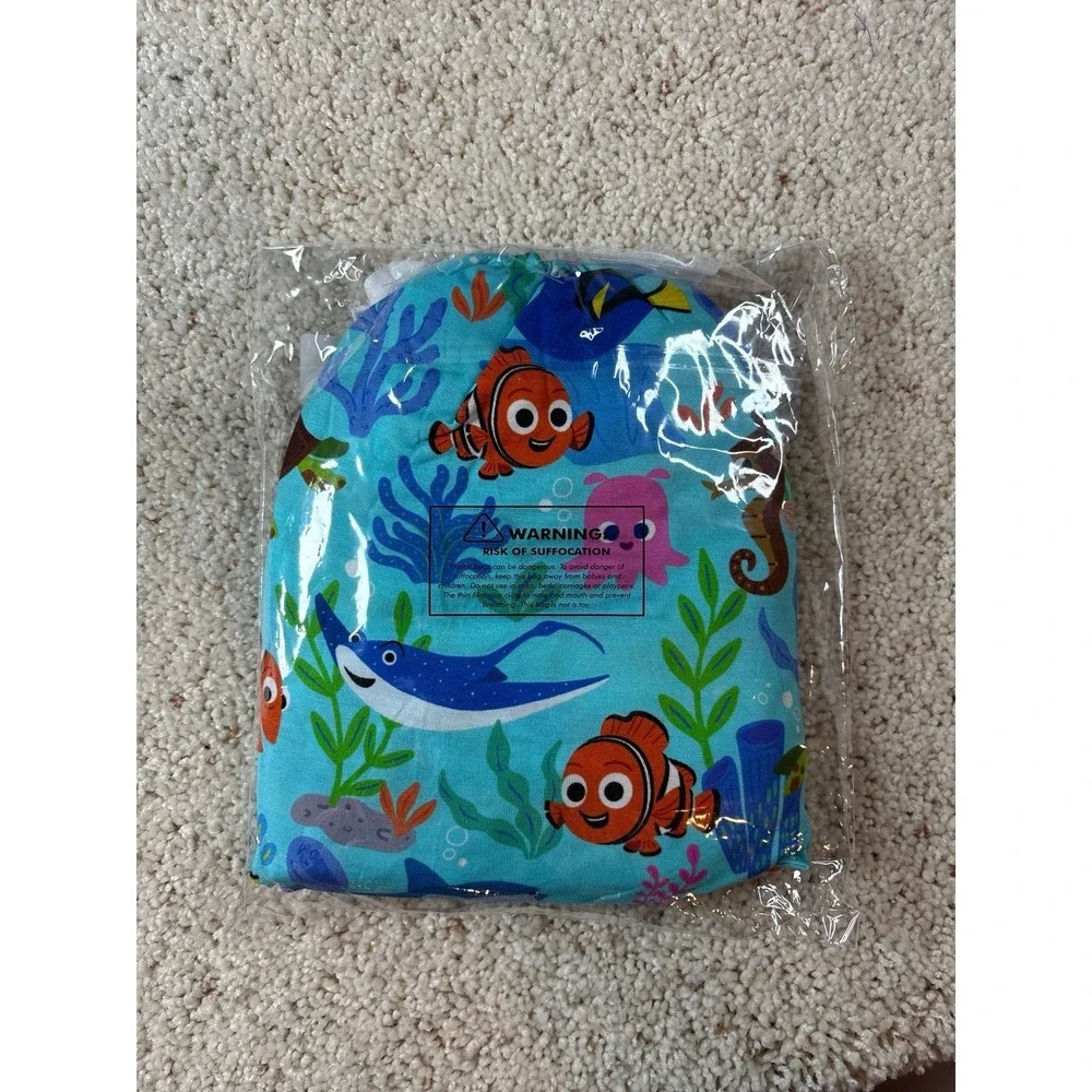 Little Sleepies Disney Nemo's Reef Crib Sheet Standard Blue Bamboo Finding Nemo
